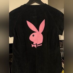 PLAYBOY Black Jacket with Red Accents